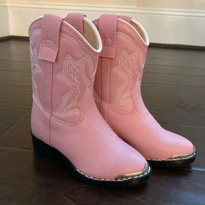 Pink Western Boots